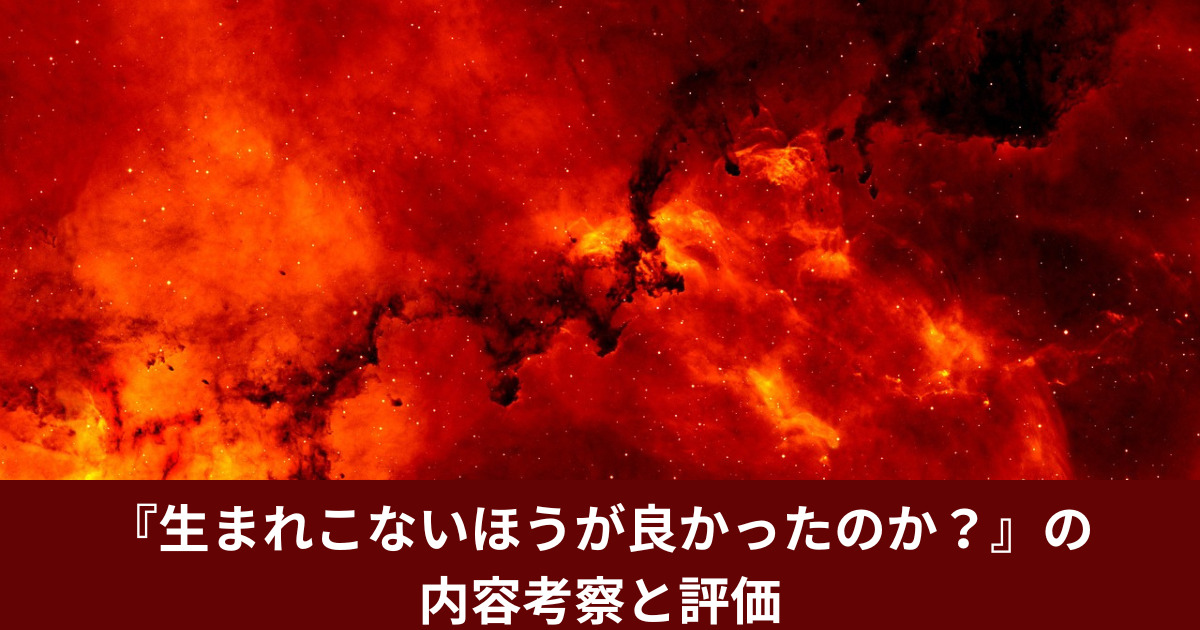 生まれてこない方が良かったのかのタイトルと宇宙